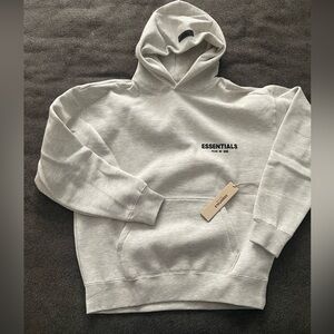Fear of God Essentials Heather Gray Hoodie